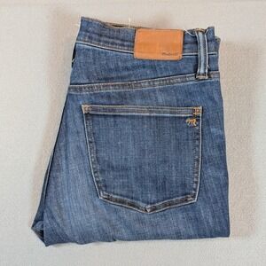 Madewell 10 High Rise Skinny Jeans Women's Size 29 T Blue Denim